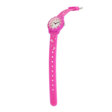 Junior Time Teacher Pink with flowers - Alexander Jewellers