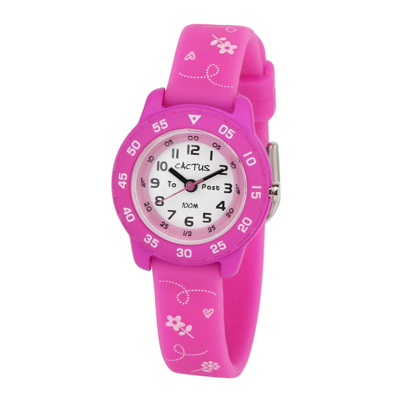 Junior Time Teacher Pink with flowers