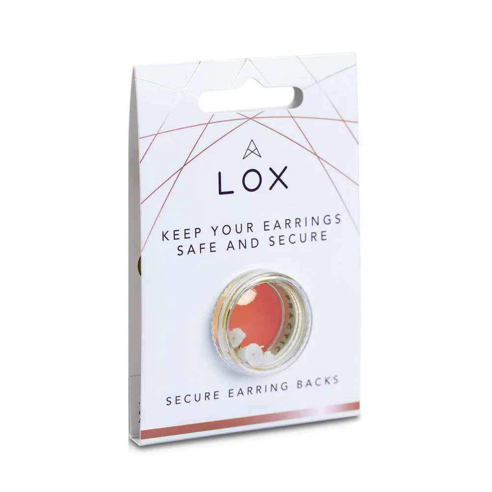 Rose Gold Secure Earring Backs 2 Pair Pack