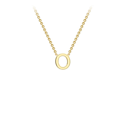 9ct Yellow Gold Initial Necklace - 38+5 cm