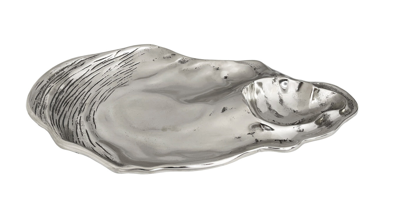 Oyster-Shaped Serving Platter – 47x26x7cm Decorative Tray