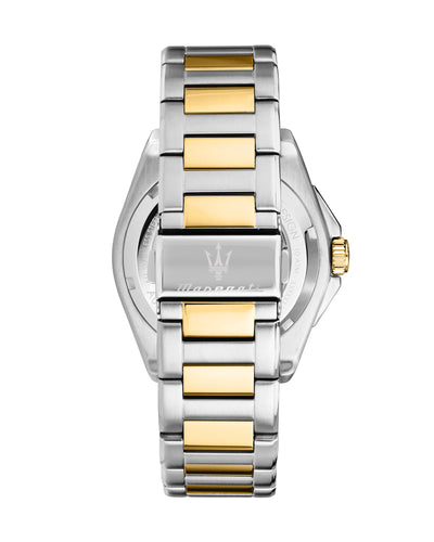 Maserati Velocita 41mm Automatic Black Dial Two Tone Stainless Steel Strap Watch