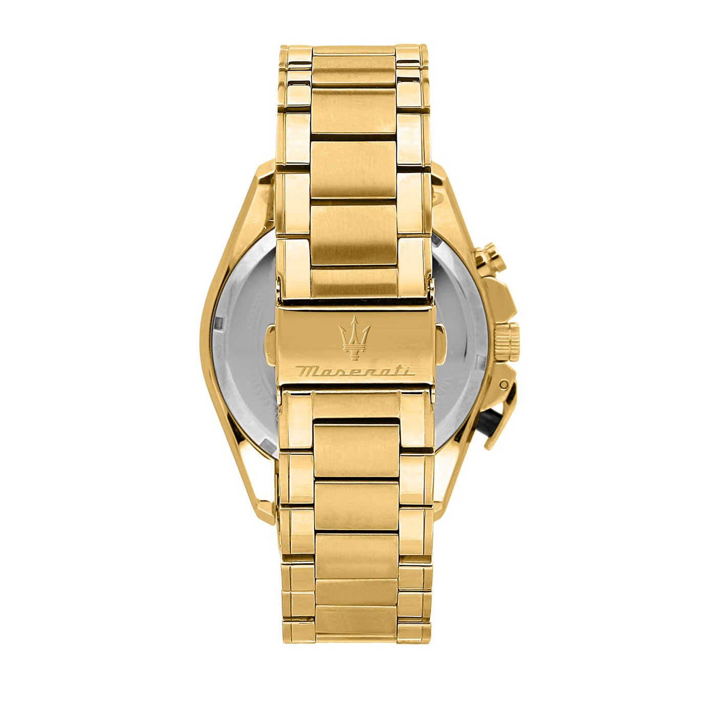 Maserati Traguardo 45mm Chronograph Gold Stainless Steel Strap Watch