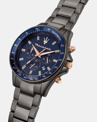 Maserati Sfida Grey 44mm Chronograph Watch