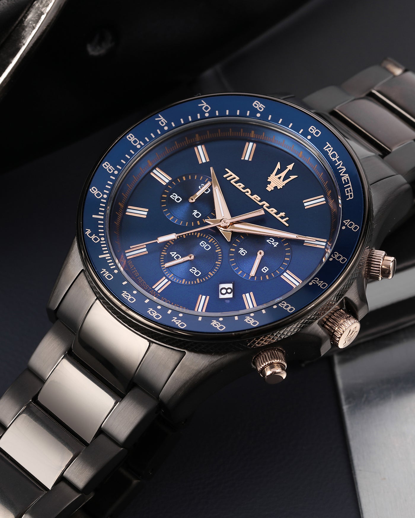Maserati Sfida Grey 44mm Chronograph Watch