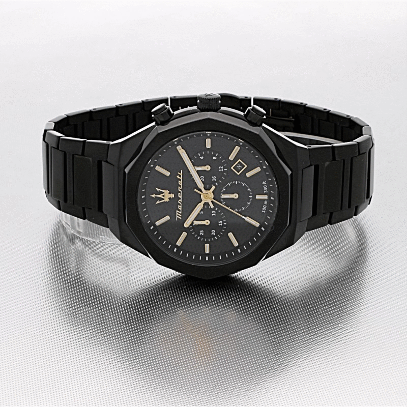 Maserati Stile 45MM Black Watch