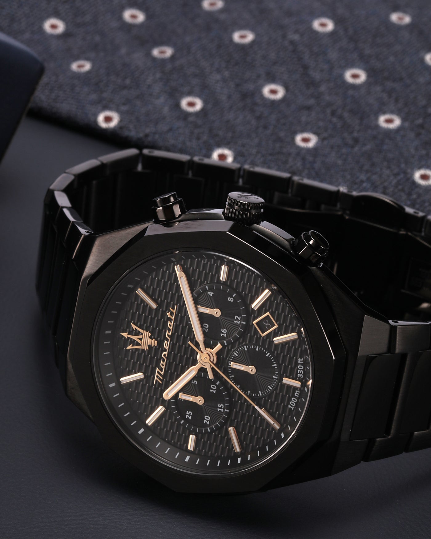 Maserati Stile 45MM Black Watch