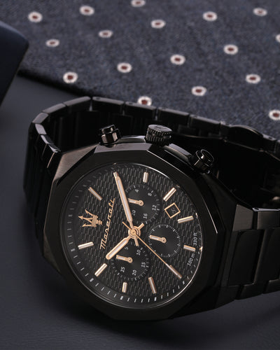Maserati Stile 45MM Black Watch