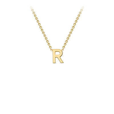 9ct Yellow Gold Initial Necklace - 38+5 cm