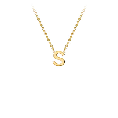 9ct Yellow Gold Initial Necklace - 38+5 cm