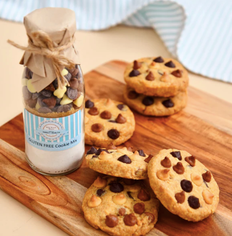 Triple Choc WHEAT FREE Cookie Mix. Makes 6 or 12 fun & easy cookies using Gluten Free Flour