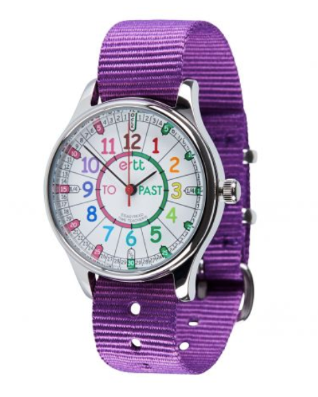 EasyRead Purple – Waterproof Watch