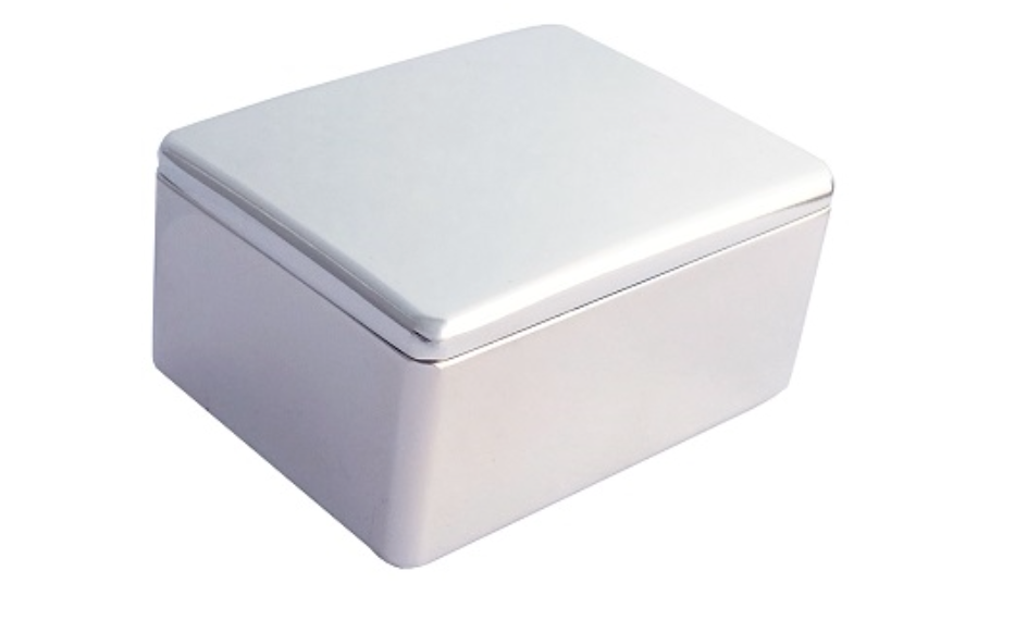 Simply Elegant Cache Silver Plated Box