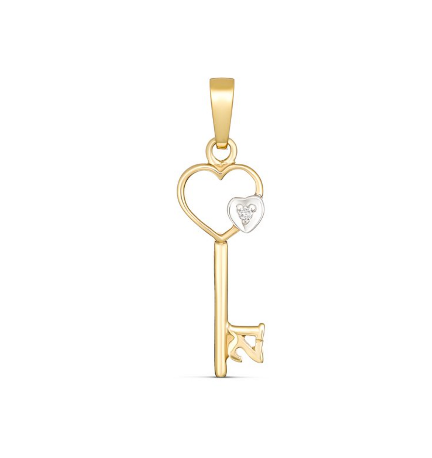 Payne 21st Birthday Diamond Key Pendant