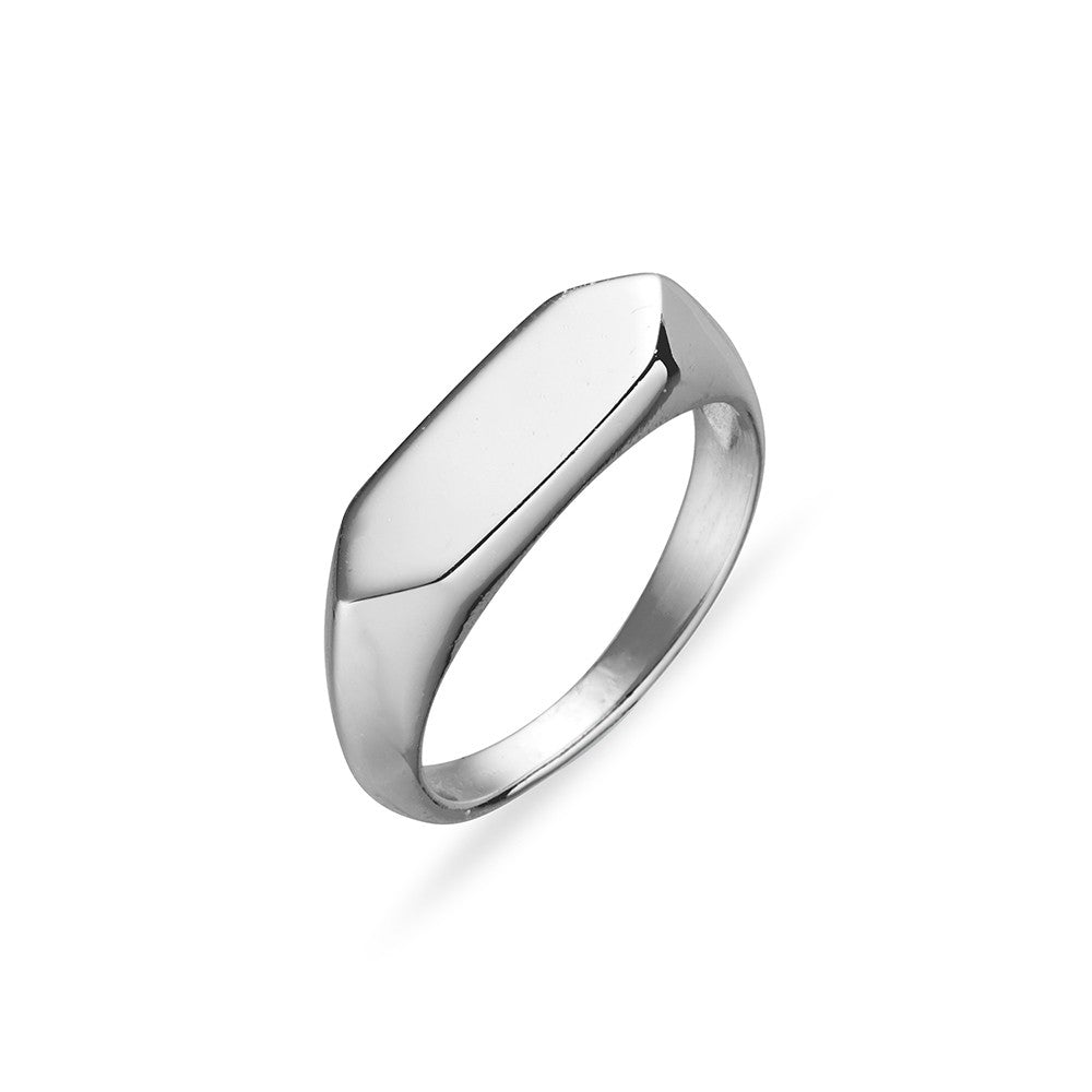 Flat Signet Ring