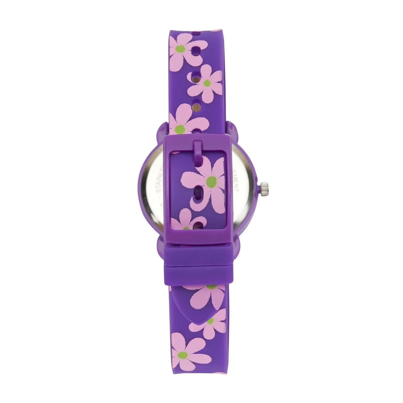 Timekeeper - Kids Watch - Purple with Flowers