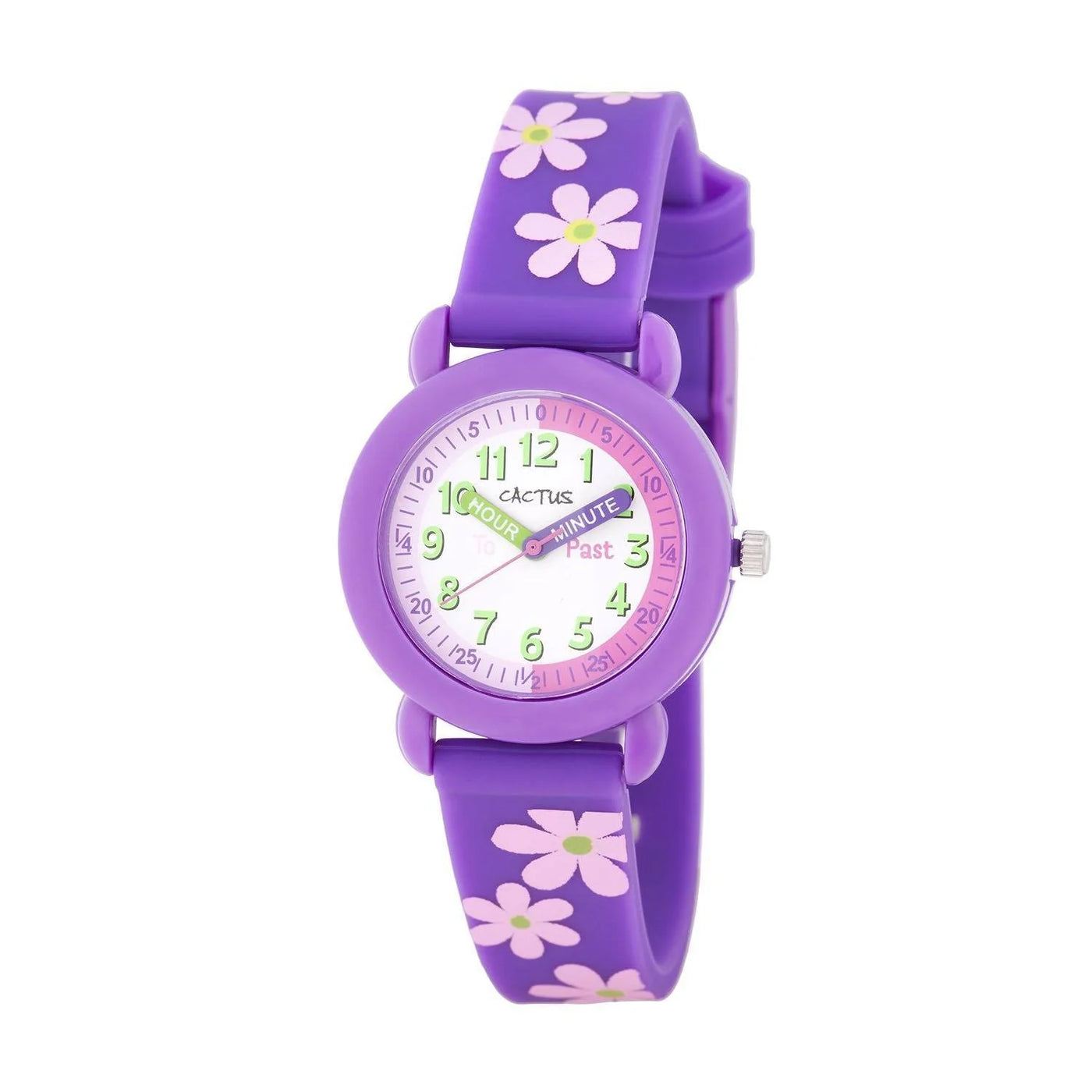 Timekeeper - Kids Watch - Purple with Flowers- Alexander 