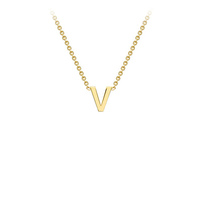 9ct Yellow Gold Initial Necklace - 38+5 cm