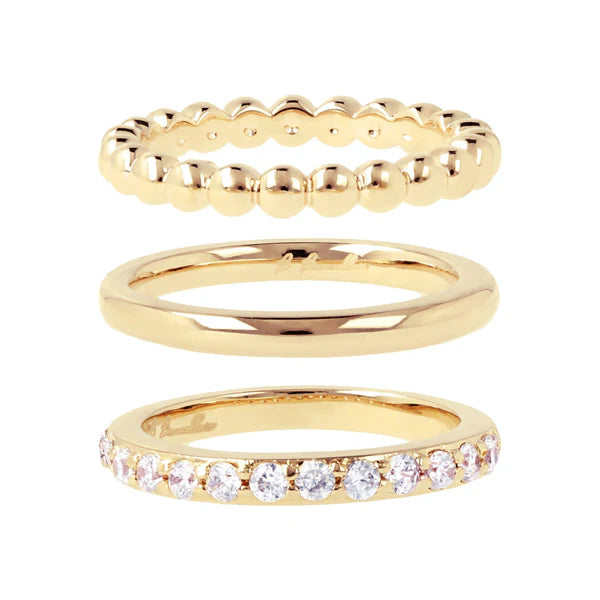 Three Golden Rings with Cubic Zirconia