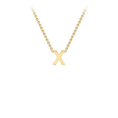 9ct Yellow Gold Initial Necklace - 38+5 cm