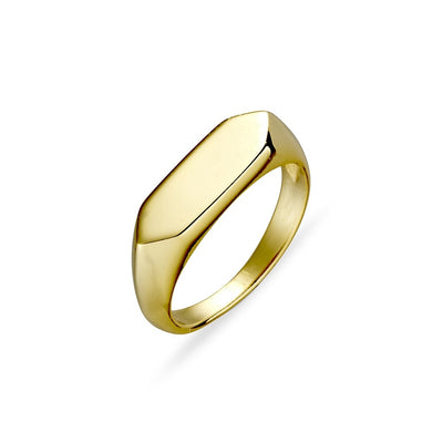 Flat Signet Ring