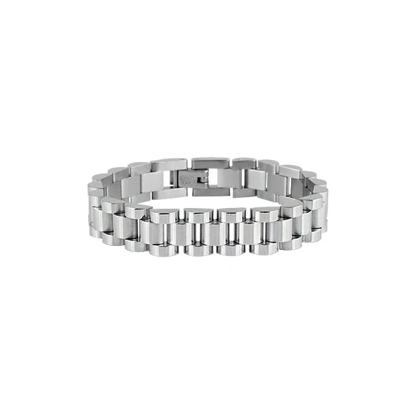 Remi Bracelet in Silver Watch Band Design”