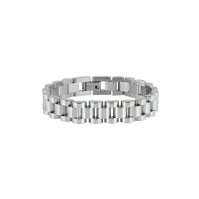 Remi Bracelet in Silver Watch Band Design”
