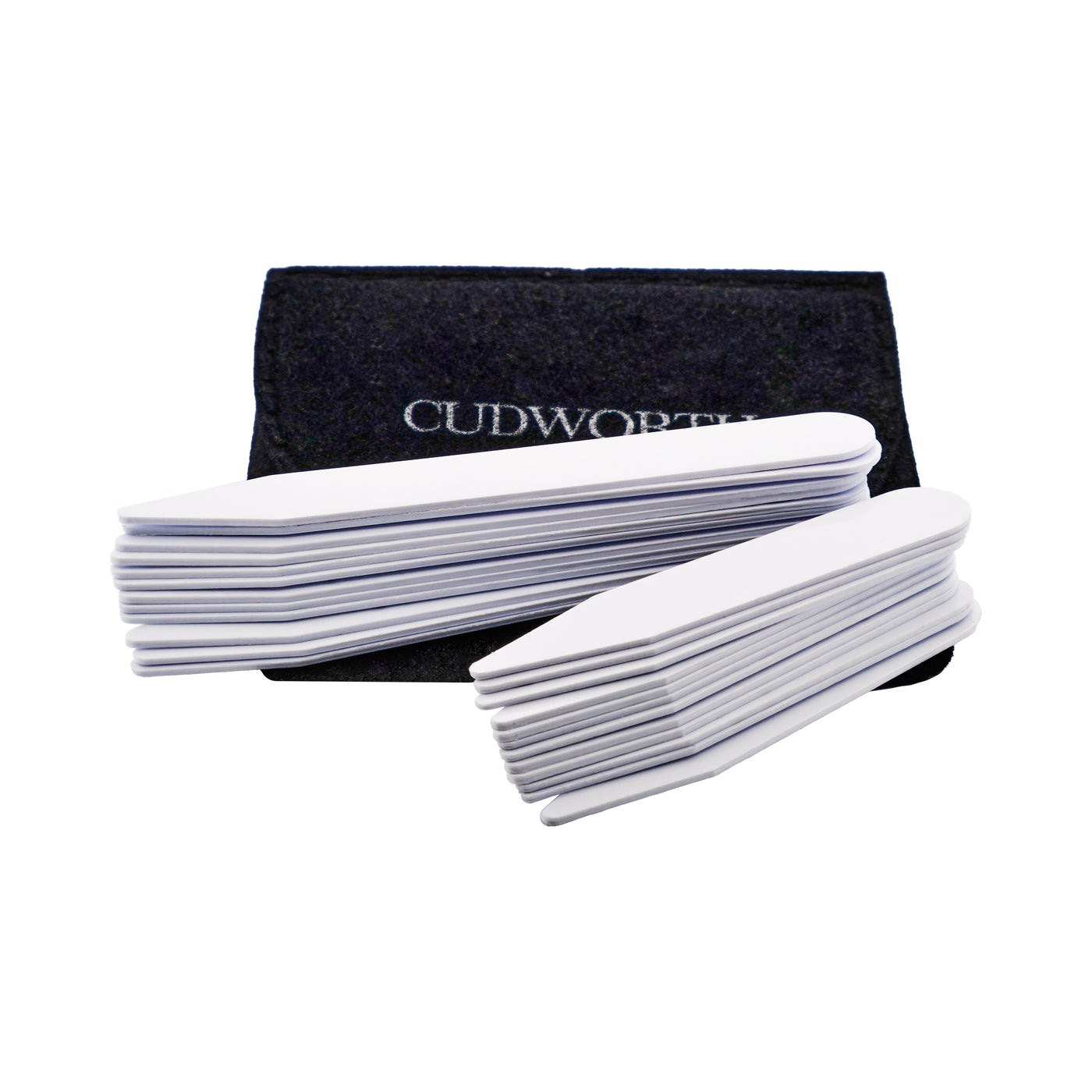 Plastic Collar Stays (12prs) (6pr x small and 6pr x large)