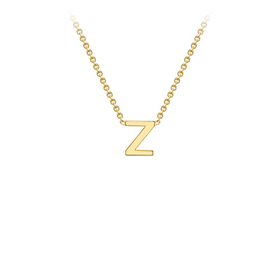 9ct Yellow Gold Initial Necklace - 38+5 cm