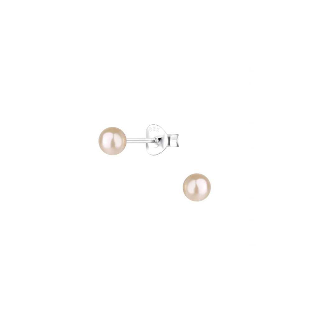 Peach Pearl Studs