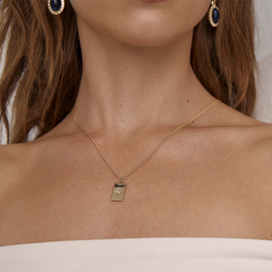 Birthstone Necklace – 18ct Gold Plated (January to December)