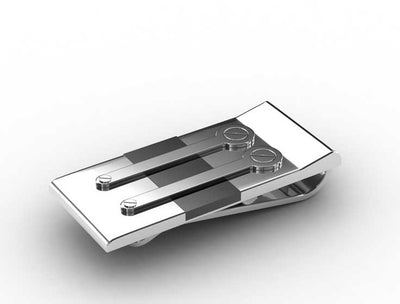 Stainless Steel Ion Plated Black Industrial Money Clip