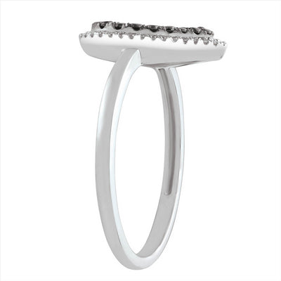 9k Gold Diamond Halo Dress Ring